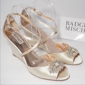 Badgley Mischka Abigail Wedge Heels